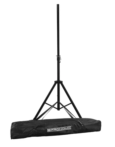 McGrey SPS-1 Lautsprecherstativ Set mit Tasche - Lautsprecherstativ aus robustem Stahl, ausziehbar von 130 bis 193 cm, inklusive praktischer Stativtasche für einfachen Transport, ideal für Veranstaltungen und Bühnenauftritte.