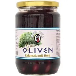HELLRIEGEL Gemüsekonserve, Raffinesse Kalamata-Oliven m. Stein