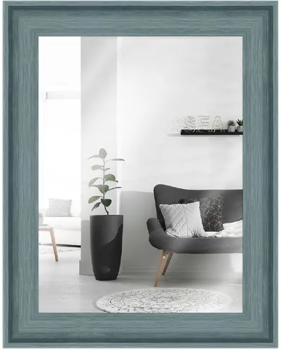 MendeFrames H230 Wandspiegel Landhaus blaugrau 24x30 cm in blau von Mende Frames