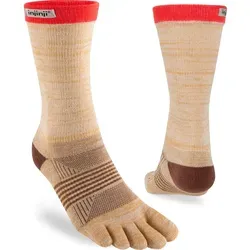Injinji Trail Midweight Crew Socken Damen in beige von Injinji