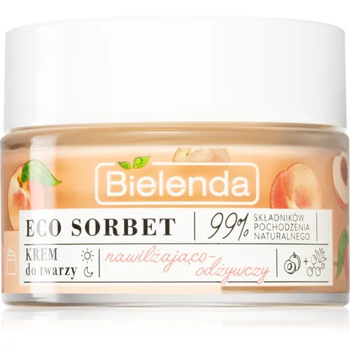 Bielenda Eco Sorbet Peach hydratisierende und nährende Creme 50 ml