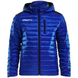 CRAFT Isolate Jacket M Club Cobolt XXL - Funktionsjacke für Herren - Wind- und wasserabweisend, ideal für kalte Trainingseinheiten und formelle Anlässe. Mit abnehmbarer Kapuze und Mikrofaserpolsterung für optimale Wärme.