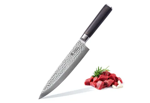 Wakoli Damastmesser 20cm – Ergonomisches Kochmesser aus 67 Lagen Damaststahl