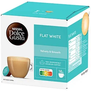 NESCAFÉ DOLCE GUSTO Flat White Velvety & Smooth Kaffeekapseln, mild, 16 St.