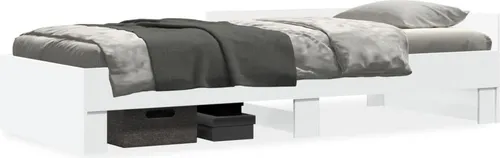 Maison Exclusive Bettgestell Weiß 90x190 cm