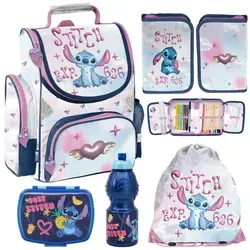 Lilo & Stitch Schulranzen Set 5-teilig für Kinder (1-3 Klasse)