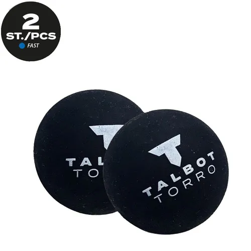 Talbot-Torro Squash-Ball 2er Blister schwarz von Talbot-Torro