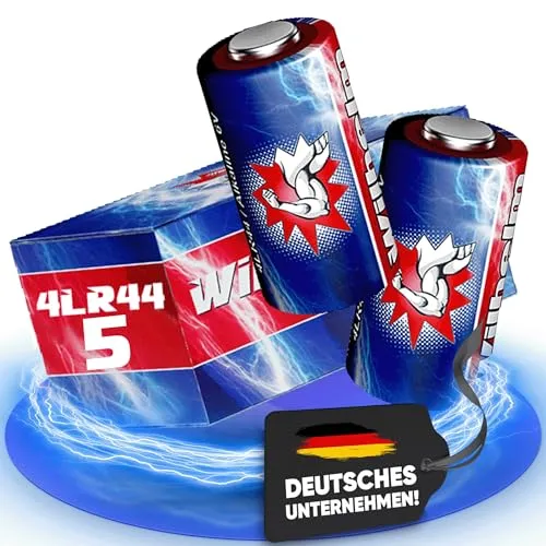 4LR44 Foto Batterie 6V PX28A 4SR44 V4030PX Wilhelm 5 x
