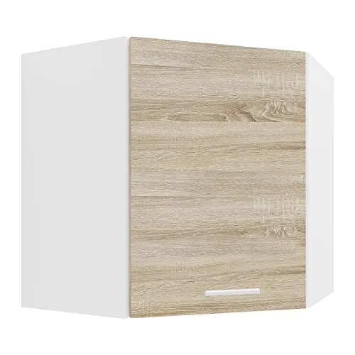 VCM Küchenschrank hängend - Esilo, 2 Fächer - Küchen-Schränke, Pflegeleichte Oberfläche und robustes Montagematerial machen diesen Eck-Hängeschrank ideal für jede Küche.