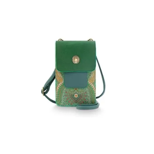 Pip Studio Peggy Phone Bag Jabali Green 11x1x18cm