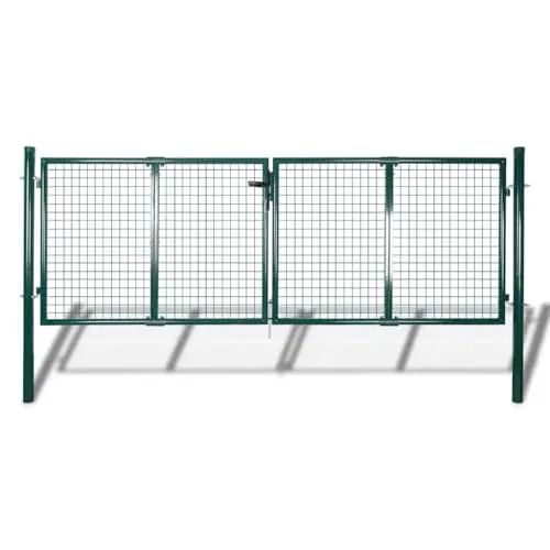 vidaXL Gartentor Doppeltor 289x100/306x150cm