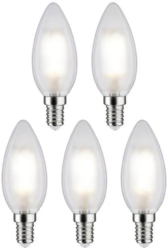 Paulmann 29096 LED EEK F (A - G) E14 Kerzenform 4.8W Neutralweiß (Ø x H) 35mm x 98mm 5St.