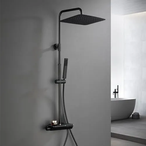 Görbach Regendusche Duschset mit Duscharmatur von Görbach