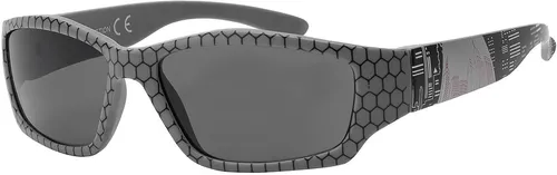 Jungen Mädchen Kinder Sonnen Brille Designer Modern mit Motiv 30556 Grau-Schwarz