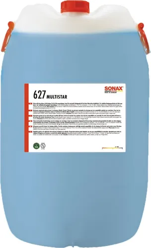 Sonax SX MultiStar 60 L Auto-Reinigungsmittel - Vielseitiger, NTA-freier Kraftreiniger für die Vorreinigung in Waschanlagen. Die spezielle Tensidkombination sorgt für effektive Reinigung und Materialschonung. Optimal für den Innen- und Außenbereich Ihres Fahrzeugs.