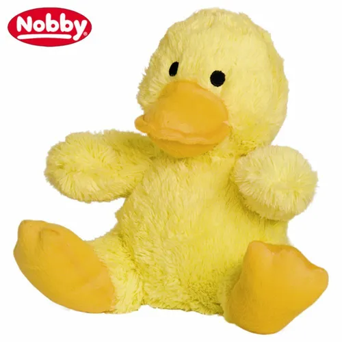 Nobby Plüsch Ente Daggi - 18 cm, weiches Softplüsch mit Squeaker für spaßige Spielstunden für Hunde