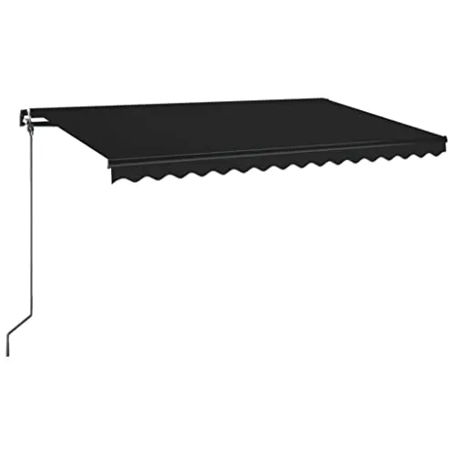 vidaXL Gelenkarmmarkise 400x350cm - Markise für Balkon und Terrasse, UV- und wasserbeständig mit anpassbarem Winkel und Höhe für optimalen Sonnenschutz.