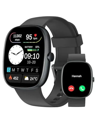 Smartwatch Damen Herren mit Telefonfunktion,1.85