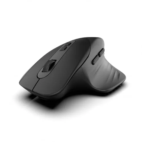 INCA Maus IWM-553S Ergonomisch, wireless, BT1 5.0+BT2 5.0 - Ergonomische, kabellose INCA Maus IWM-553S mit Bluetooth 5.0 für eine komfortable Nutzung. Ideal für den täglichen Einsatz am Computer.