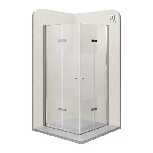 i-flair Falttür Duschkabine 100x85x180 cm