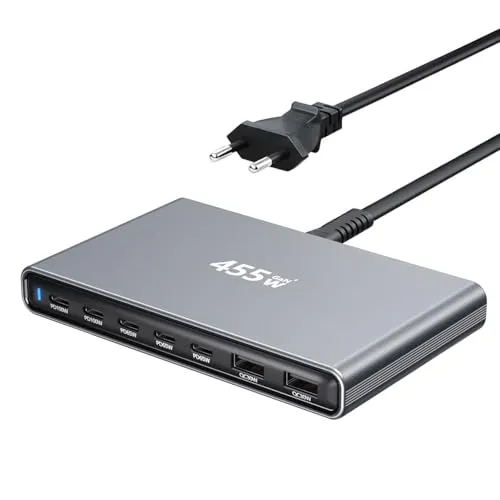USB C Ladegerät 455W