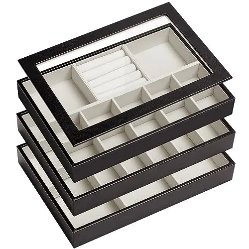 AdelDream Stapelbares Schmucktablett in schwarz von AdelDream