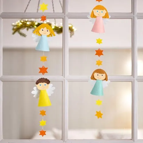 Bastelset - Filzgirlande Engel