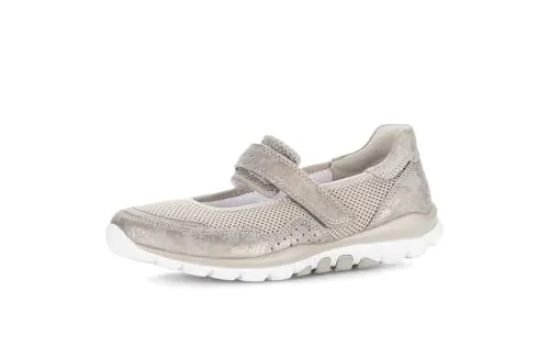 Gabor rollingsoft Riemchenballerina 86.961.95 Beige Grau 38 von Gabor
