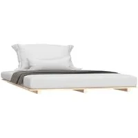 vidaXL Massivholzbett 140x190cm aus Kiefernholz von vidaXL