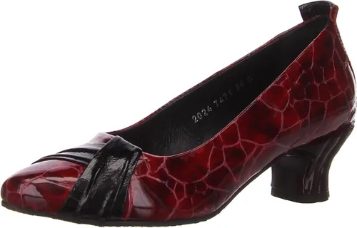 Simen Pumps in Rot, Absatz 65 mm, Gr. 36 - Elegante Pumps mit 65 mm Absatzhöhe in leuchtendem Rot. Aus hochwertigem Leder gefertigt, perfekt für stilvolle Auftritte. Ideal für besondere Anlässe oder den Alltag.