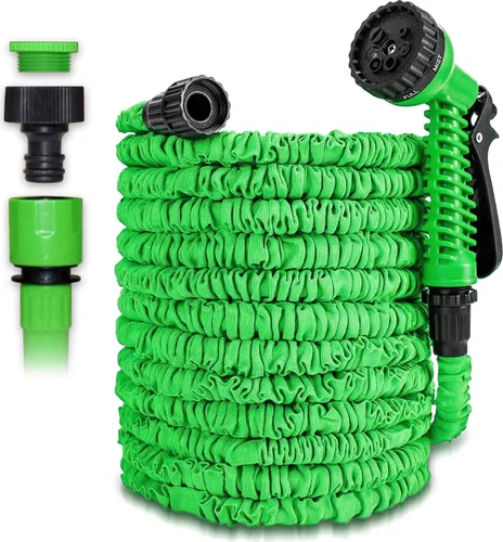 Gartenschlauch Flexibel Wasserschlauch Dehnbarer Schlauch Flexibel BewässerungFarbe:Grün;Größe:15m - 50ft