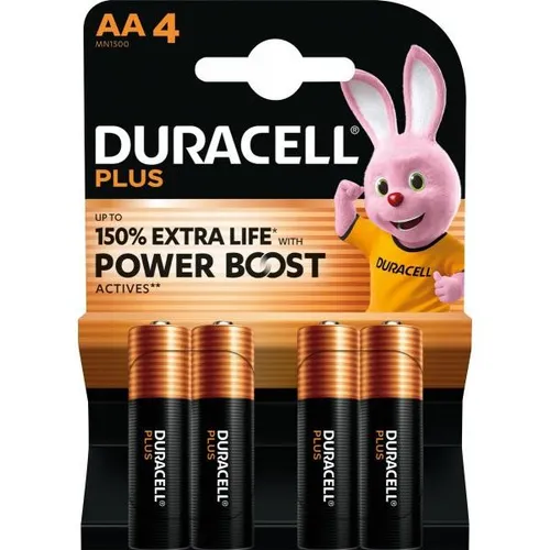 Duracell Batterie Mignon, AA, LR06, 4 er