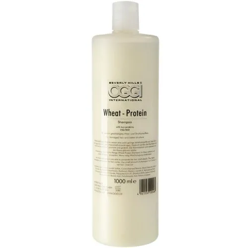 Oggi Wheat Protein Shampoo 1000 ml - Feuchtigkeitsspendendes Shampoo mit Weizenprotein, ideal für geschädigtes Haar und zur Verbesserung der Haarstruktur.