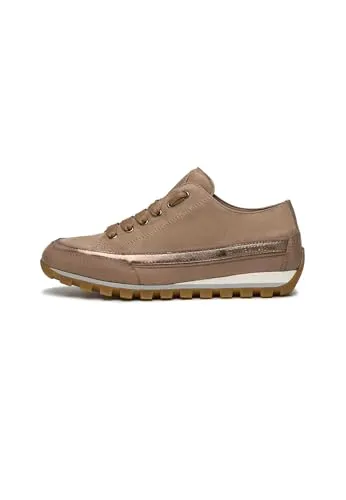 Candice Cooper Sneakers aus Nappaleder und Veloursleder in Taubengrau - Größe 41 - Elegante Sneakers mit Schnürsenkeln aus hochwertigem Nappaleder und Veloursleder. Perfekt für stilvolle Outfits und optimalen Tragekomfort.
