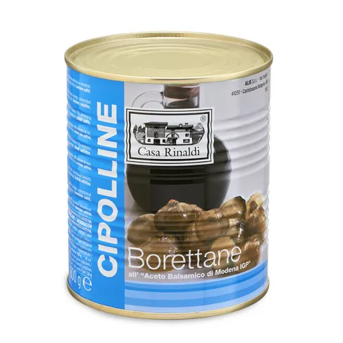 Borretane Zwiebeln in Balsamicoessig aus Modena in der Dose 800g