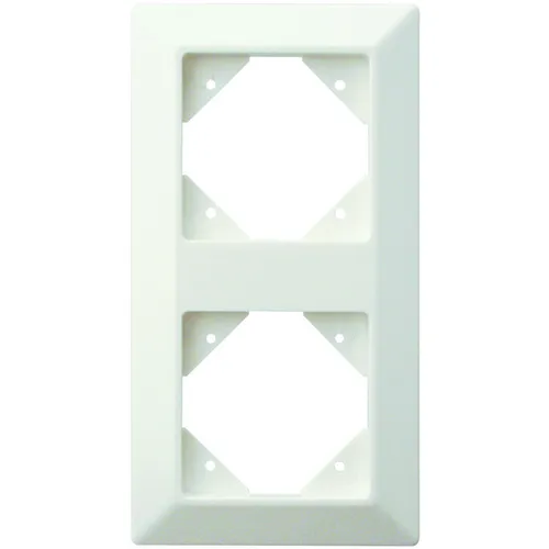 REV-Ritter 0501028551 StandardQuadro Abdeckrahmen 2fach Steckdosenabdeckung weiß