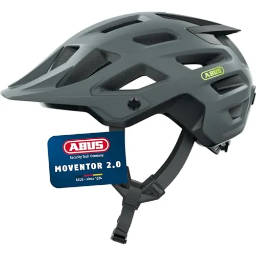 ABUS MTB-Helm Moventor 2.0 - komfortabler All-Mountain-Helm für Damen und Herren - Fahrradhelme mit MULTI-SHELL IN-MOLD für hohe Sicherheit und ZOOM ACE MTB Verstellsystem für individuellen Sitz. Ideal für Mountainbiker, die Komfort und Schutz suchen.