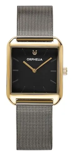 Orphelia Damen Analog Uhr Olivia mit Edelstahl Armband Gun