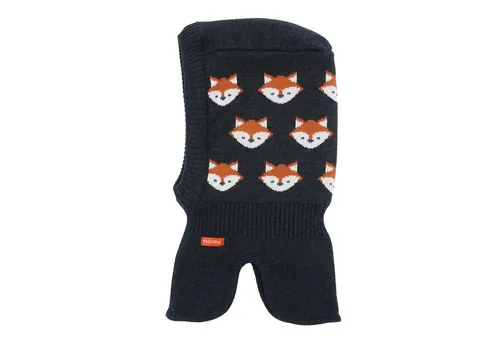 maximo Cotton Fox Schlupfmütze - Kinder Wintermütze mit Kälteschutz - Skullies & Beanies für Jungen, aus hochwertiger Baumwolle, Made in Germany, idealer Kälteschutz mit süßem Tiermuster.