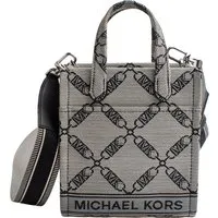 Michael Kors Women Gigi Hand Bag, Hellgrau - Damen-Schultertaschen mit offener Vordertasche, zwei Griffen und verstellbarem, abnehmbarem Schultergurt für vielseitigen Tragekomfort.