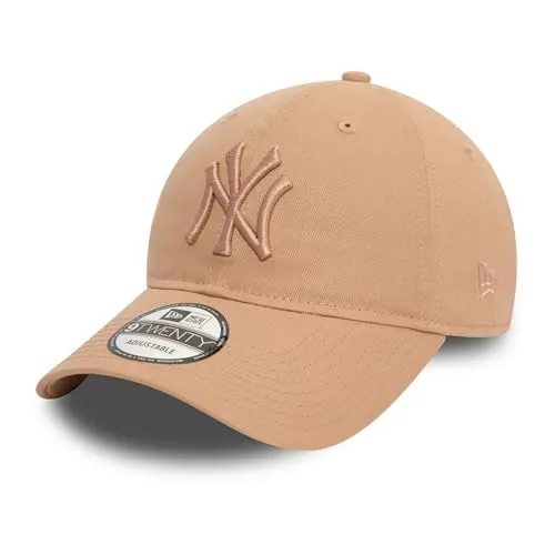 New Era 9Twenty Adjustable Cap - New York Yankees beige - Hüte & Mützen, bequeme Baseballcap aus 100% Baumwolle, perfekt für sportliche Freizeitlooks im Sommer.