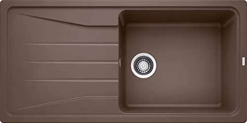 BLANCO SONA XL 6 S Granitspüle - Pflegeleichte Premium-Einbauspüle aus SILGRANIT mit großem XL-Becken und reversibler Tropffläche, ideal für 60 cm breite Unterschränke.