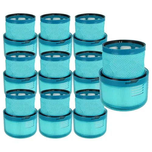 vhbw 10x Staubsaugerfilter Ersatz für Dyson 972352-01 für Staubsauger - Abluftfilter Weiß