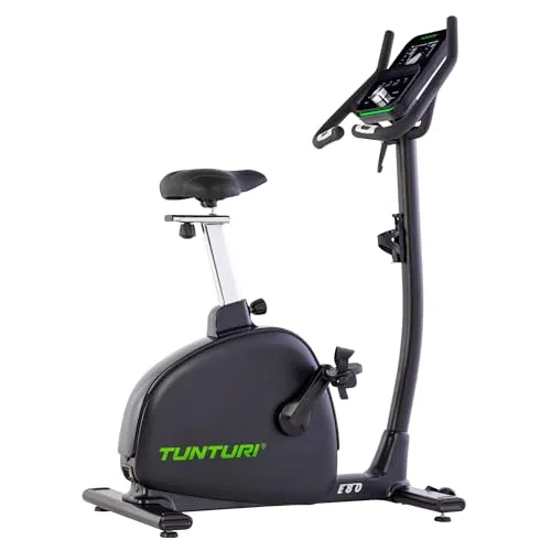 Tunturi Signature E80 Heimtrainer - Ergometer mit Bluetooth - Fahrradergometer mit 26 Trainingsprogrammen, niedrigem Einstieg und interaktivem Training über Bluetooth für ein individuelles Fitnesserlebnis.