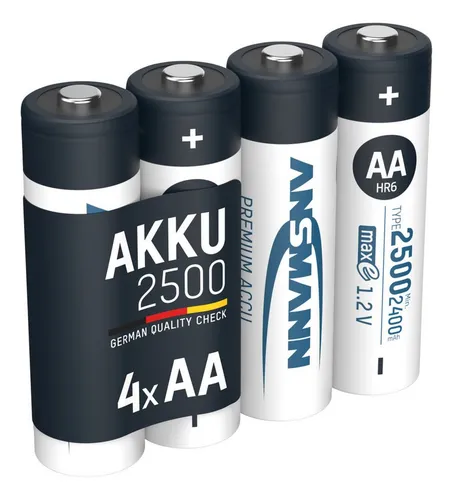 ANSMANN AG Akku AA 2500mAh Mignon NiMH 1,2V von Ansmann