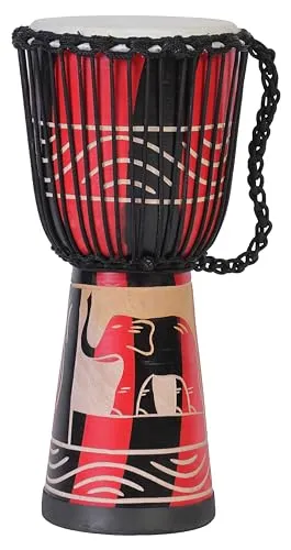 50cm Profi Djembe Trommel Bongo Holz Trommel Drum Bongo Super Klang