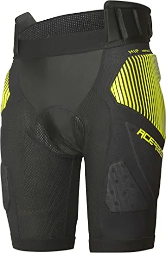 Acerbis Protektor-Short Soft Rush Schwarz Gr. XXL - Motorradhosen, Unisex-Stil mit Schutzplatten am Steißbein und Biofoam-Polsterung für optimalen seitlichen Hüftschutz.