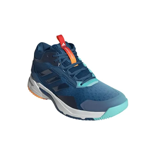 adidas Hallen-Indoorschuhe CrazyFlight Mid 6 dunkelblau/aqua Herren, Größe Euro (US): 46 (11,5)