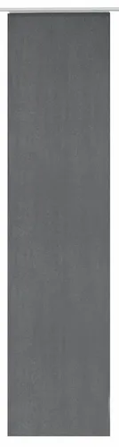 Elbersdrucke Schiebevorhang Lino 17 dunkelgrau 245 x 60 cm - Blickdichter Flächenvorhang in natürlicher Leinenoptik, ideal für Wohnzimmer oder Schlafzimmer. Maße: 245 cm x 60 cm, 100% Polyester, verleiht jedem Raum einen eleganten Touch.