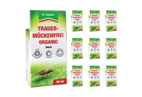 Silberkraft Pflanzendünger Trauermücken-Frei Organic: Hochwirksames Gießmittel gegen Trauermücken, Trauermücken-Frei Organic – Wirksam im Topf & bei Jungpflanzen, 10-St., 10x30ml Bio-Gießmittel gegen Trauermücken Für Topf- & Aussaatkulturen, Trauermücken-Frei Organic – Bio-Gießmittel gegen Larven & Schädlinge